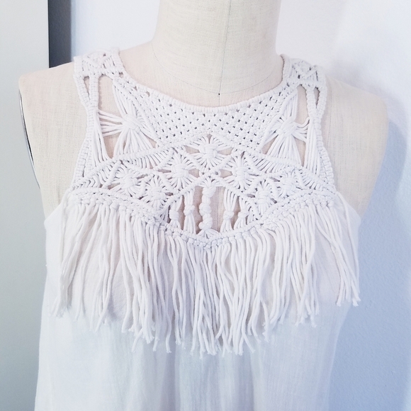 🌸 Ulla Johnson | Organic Cotton Fringe Tank top 0 - Picture 8 of 12